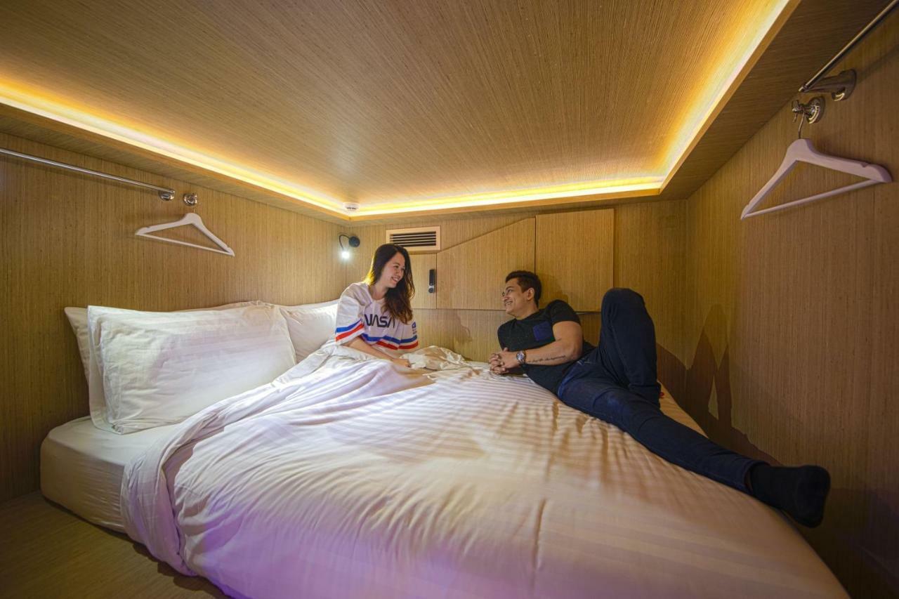 Cápsula Queen-size em Quarto Misto