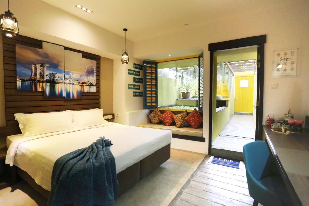 Chambre à Thème Courtyard Club avec Accès au Salon
